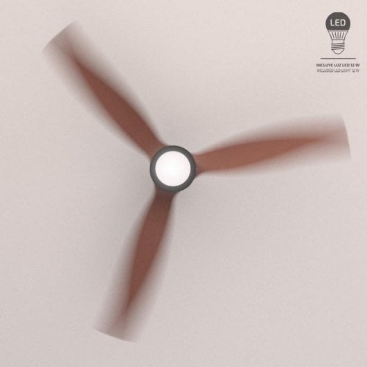 Cecotec ForceSilence Aero 3000 Ventoinha de Teto com Lâmpada LED e Comando 35W