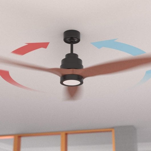 Cecotec ForceSilence Aero 3000 Ventoinha de Teto com Lâmpada LED e Comando 35W