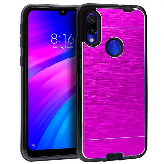 Cool Carcasa Aluminio Rosa para Xiaomi Redmi 7 