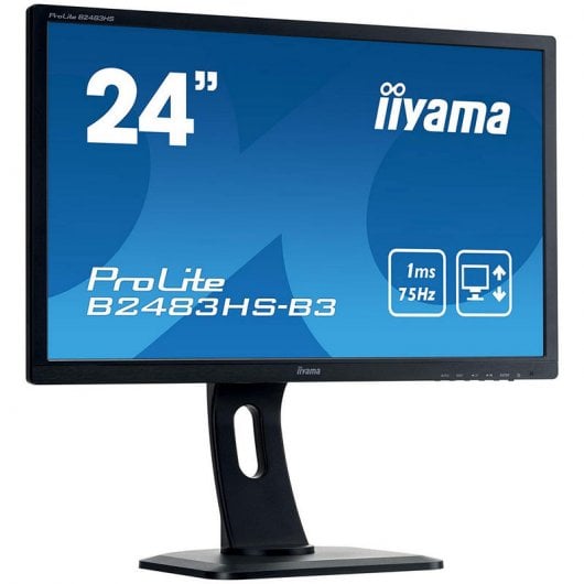 iiyama ProLite B2483HS-B3 LED display 61 cm (24") 1920 x 1080 pixels Full HD Noir