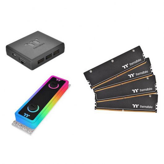 Thermaltake WaterRam RGB Liquid Cooling Memory DDR4 3200 PC4-25600 32GB 4x8GB CL16 Reacondicionado