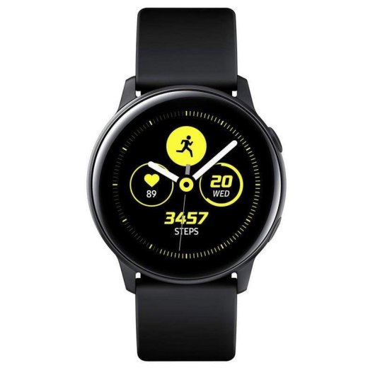 Samsung Galaxy Watch Active Bluetooth GPS NFC 40mm Super AMOLED Preto Resistente à Água 5ATM IP68