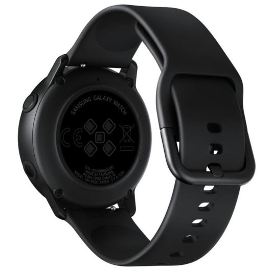 Samsung Galaxy Watch Active Bluetooth GPS NFC 40mm Super AMOLED Preto Resistente à Água 5ATM IP68