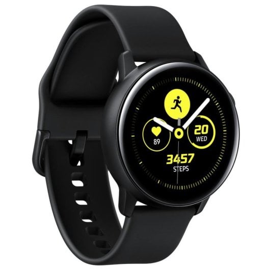 Samsung Galaxy Watch Active Bluetooth GPS NFC 40mm Super AMOLED Preto Resistente à Água 5ATM IP68