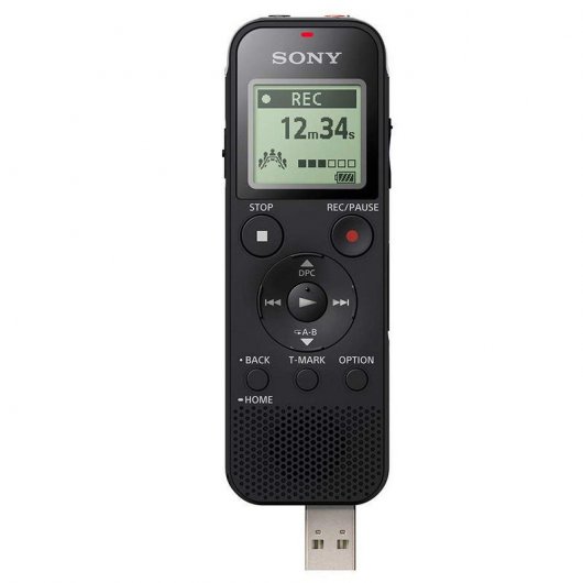 Sony ICD-PX470 dictaphone Mémoire interne + carte mémoire Noir