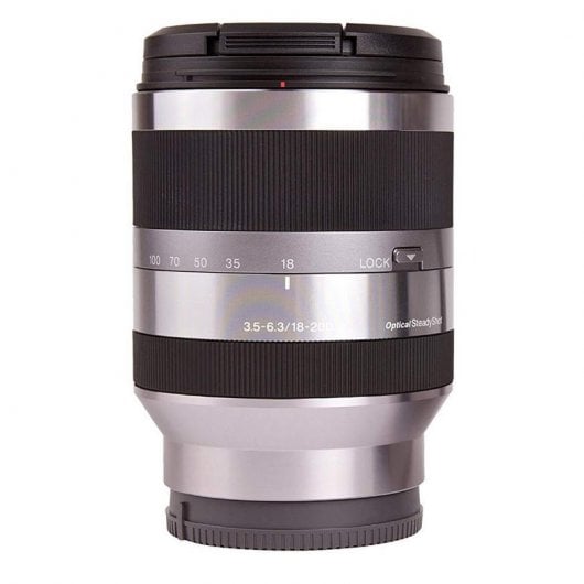 Sony SEL18200 Objetivo 18-200 mm F3.5-6.3 OSS Tipo E Plata