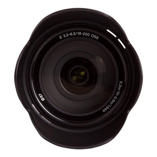 Sony SEL18200 Objetivo 18-200 mm F3.5-6.3 OSS Tipo E Plata