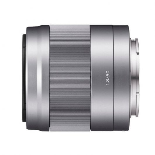 Sony SEL50F18 Objetivo E 50mm F 1.8 OSS Tipo E Plata
