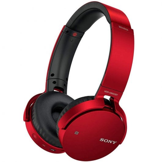 Sony MDR-XB650BT Auriculares Bluetooth Rojo