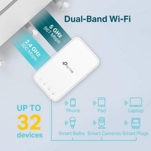 TP-Link RE300 AC1200 Répéteur WiFi/Amplificateur double bande