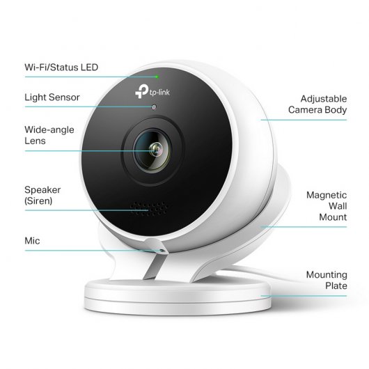 TP-Link Kasa Cámara de Vigilancia Exterior Wifi 1080p