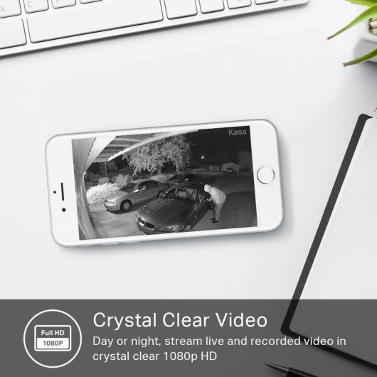 TP-Link Kasa Cámara de Vigilancia Exterior Wifi 1080p