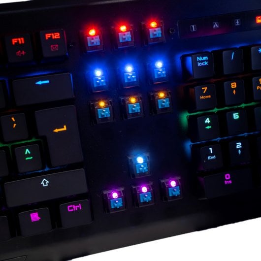 Matrics Predator Teclado Mecânico Gaming Retroiluminado Switch Cherry MX Blue