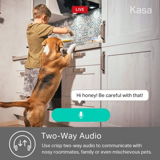 TP-Link Kasa Smart Spot Cámara de Vigilancia  Wifi FullHD