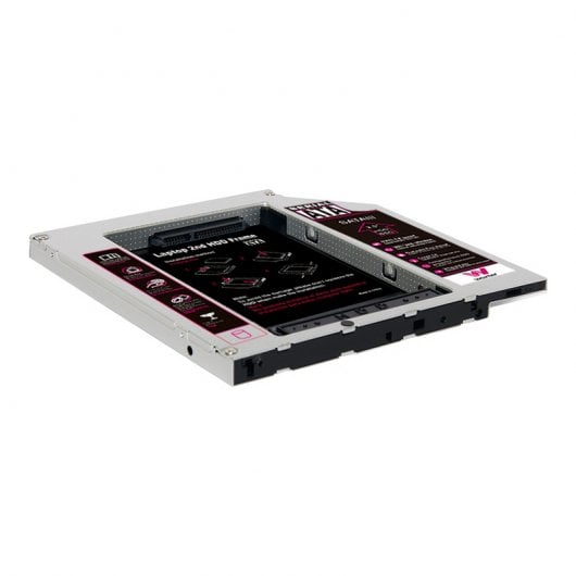 Woxter HDD Caddy 20 Conversor CD/DVD-ROM a HDD/SSD SATA 2.5"  9.5mm