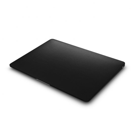 Unotec Carcasa Símil de Cuero Negra para Macbook Air 2018 13"