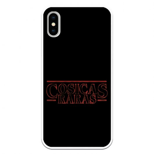 Be Unique Funda Gel Stranger Things Negra para iPhone X/XS
