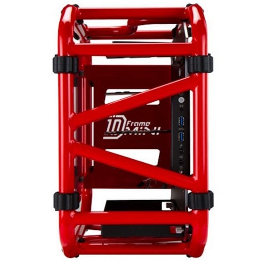 InWin D-Frame Mini gehärtetes Glas USB 3.0 rot