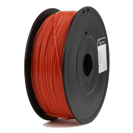 Gembird Bobina de Filamento ABS 1.75mm 0.6Kg Rojo