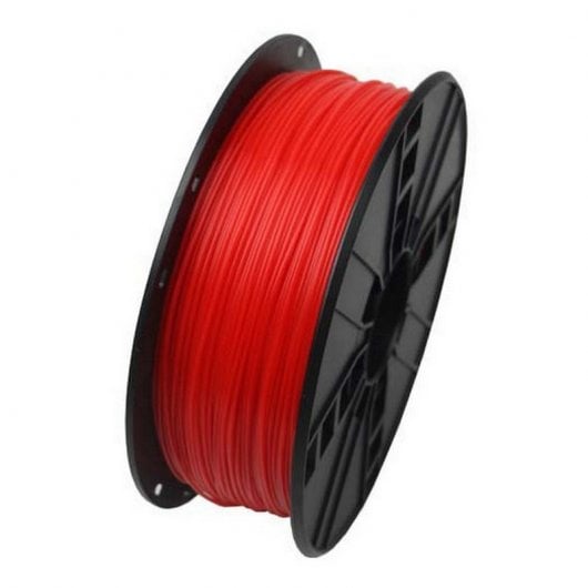 Gembird Bobina de Filamento PLA 1.75mm 1Kg Rojo Fluorescente