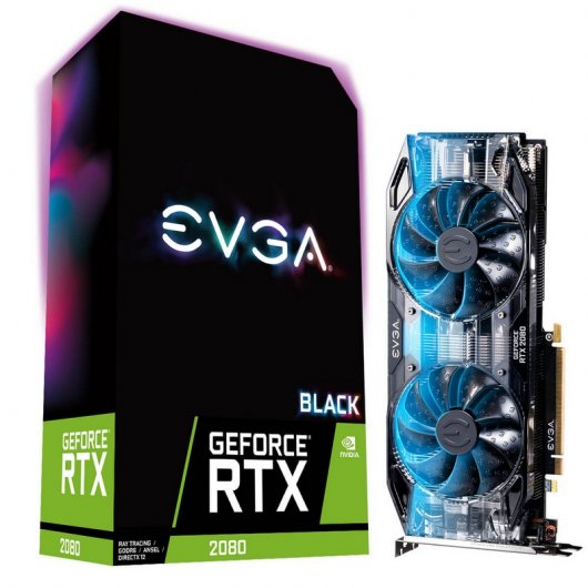EVGA GeForce RTX 2080 Black Edition Gaming 8GB GDDR6