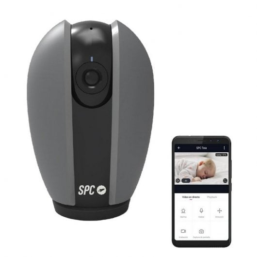 SPC Video Watching Kit Interior Teia Câmara de Videovigilância 360º + SPC Lares Câmara Interior 115º