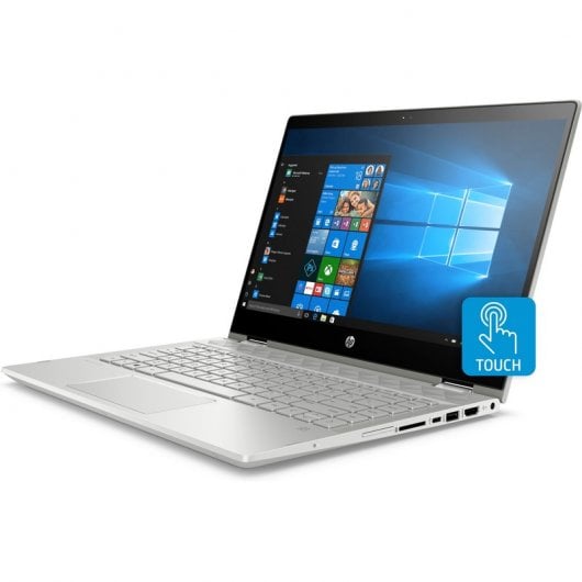 HP Pavilion x360 14-DH0006NS Intel Core i7-8565U/8GB/256GB SSD/MX250/14" Táctil