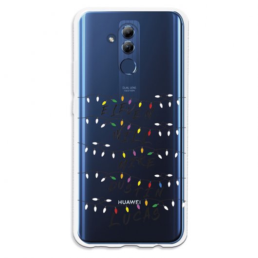 Be Unique Funda Gel Luces Stranger Things para Huawei Mate 20 Lite