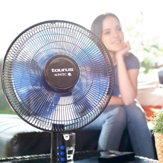 Taurus Boreal 12 Elegance Ventilador de Sobremesa 40W Negro/Azul