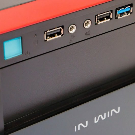 InWin 503 USB 3.0 con Ventana Negro/Rojo
