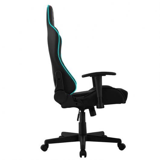 AIM Gaming Silla Gaming con Iluminación DNA RGB Negra