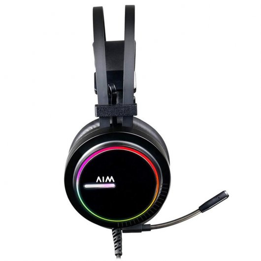 AIM Gaming Auriculares Gaming RGB 7.1 PC/PS4 Negro