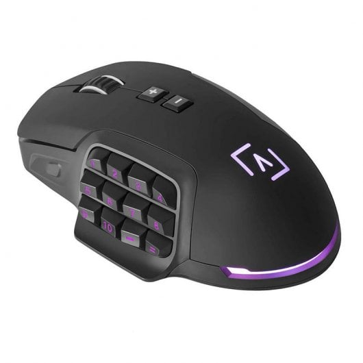 AIM Gaming Ratón Gaming RGB 10000DPI Negro