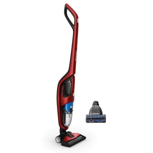 Philips PowerPro Duo PowerCyclone Aspirador Vertical 2 en 1 Rojo