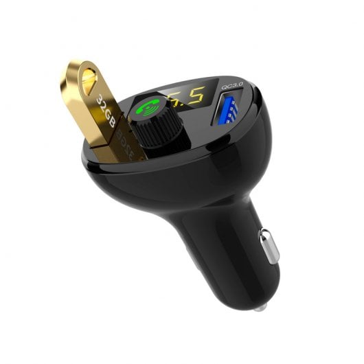 Unotec Manos libres para Coche con Cargador Rápido QC3.0