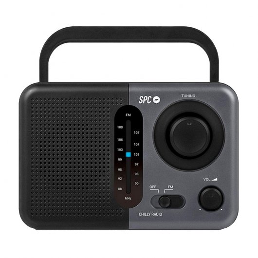 SPC Chilly Sintonizador Radio Negro