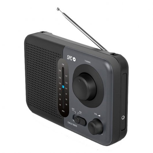 SPC Chilly Sintonizador Radio Negro