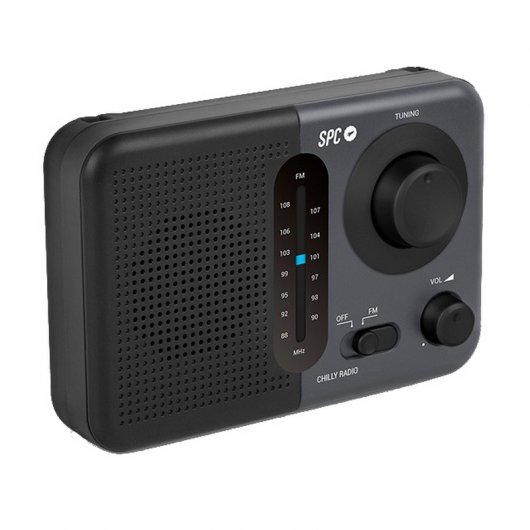 SPC Chilly Sintonizador Radio Negro