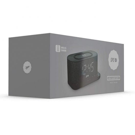 SPC Gisli Radio Despertador con Cargador Qi