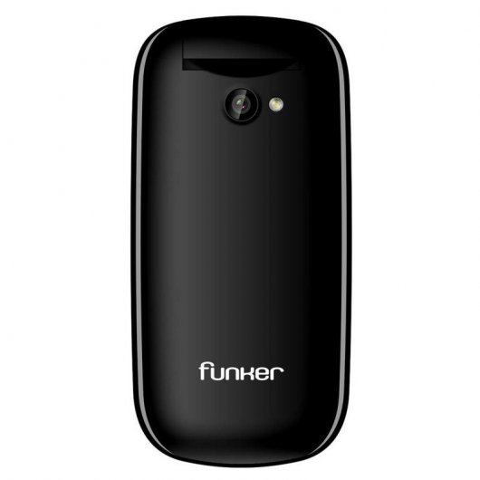 Funker F4 Classic Flip Teléfono Negro