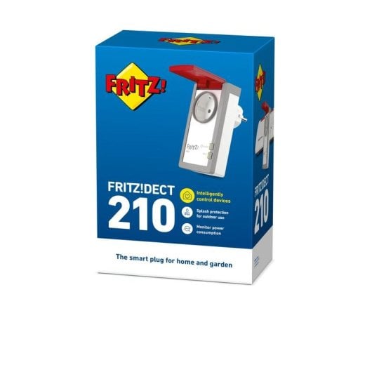 Tomada Inteligente Fritz DECT 210 DECT Estatísticas de consumo e uso exterior