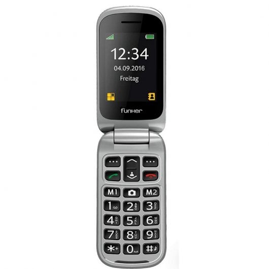 Funker C85 Teléfono para Mayores Negro