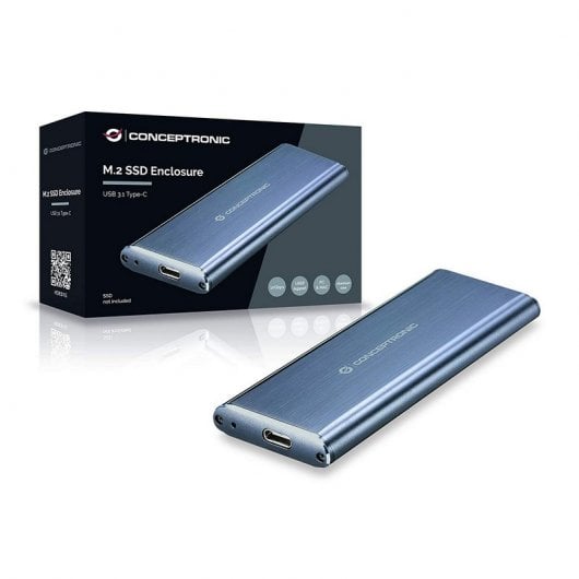 Custodia esterna Conceptronic HDE01G per SSD M.2 USB-C