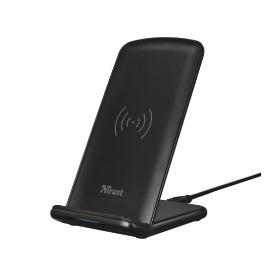 Trust Primo10 Pedestal para Escritorio de Carga Rápida Inalámbrica Qi