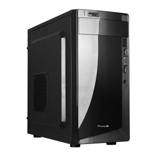 Talius Denver USB 3.0 con lettore di schede nero + alimentatore da 500 W