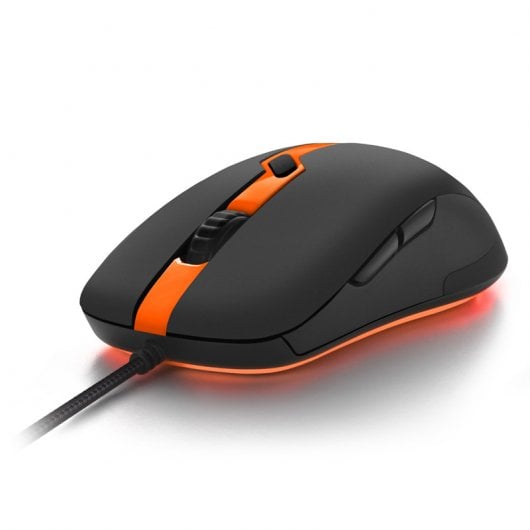 Sharkoon Shark Force Pro Ratón Óptico Gaming 3200DPI Negro/Naranja