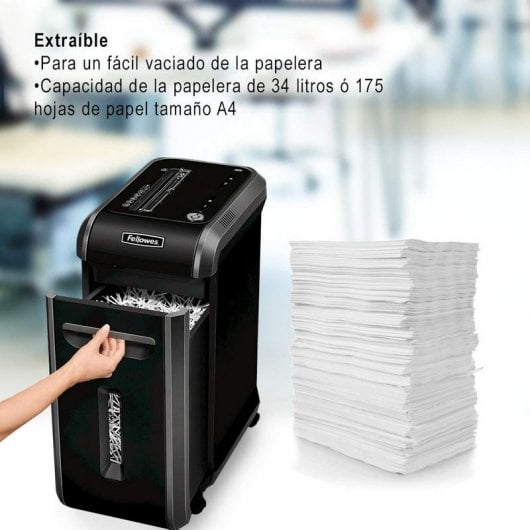 Fellowes 90S Destructora de Papel 34L