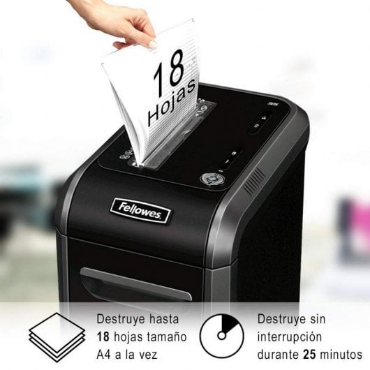 Fellowes 90S Destructora de Papel 34L
