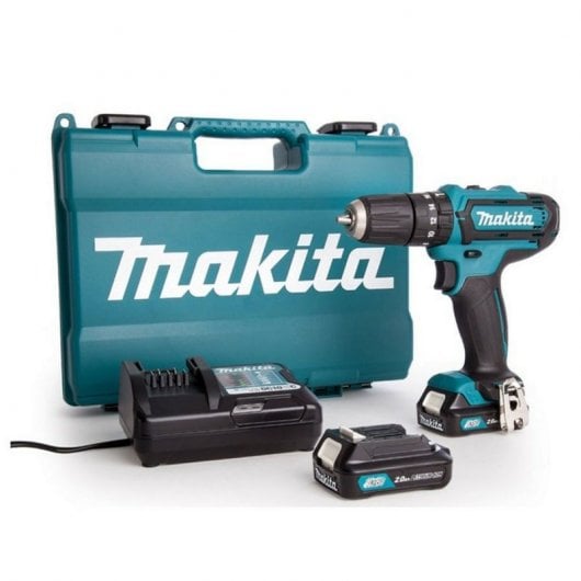 Makita HP331DSAE Taladro Percutor Inalámbrico + Batería 10.8V 2.0Ah + Maletín