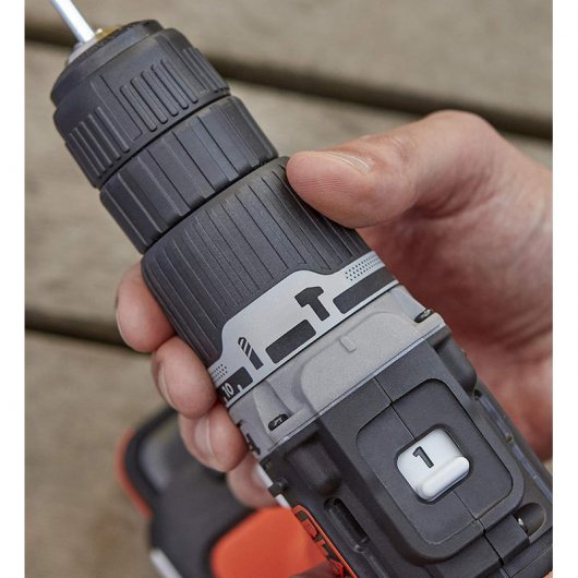 Black&Decker BDCHD12S1 Taladro Percutor + Batería USB 12V